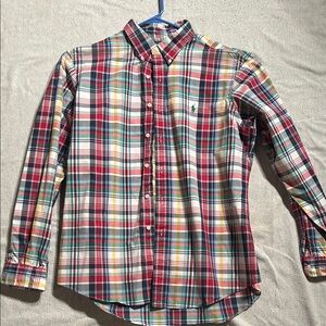 Ralph Lauren Blue Label Custom Fir Multicolor Plaid Shirt